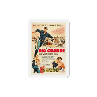 Rio Grande 1950 Movie Poster Refrigerator Magnet - The Sticker Space