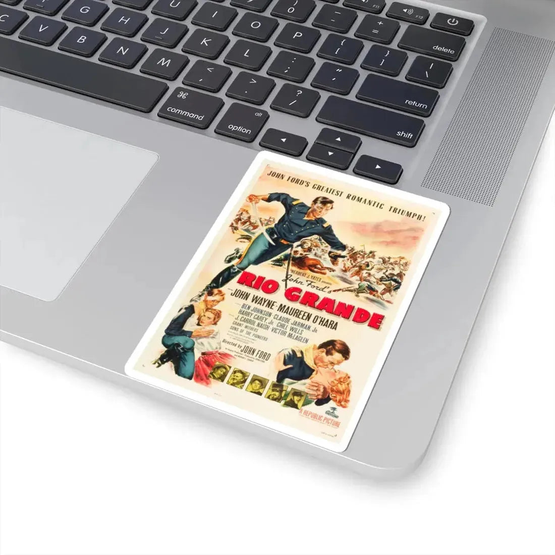 Rio Grande 1950 Movie Poster - STICKER Vinyl Kiss-Cut Decal - The Sticker Space