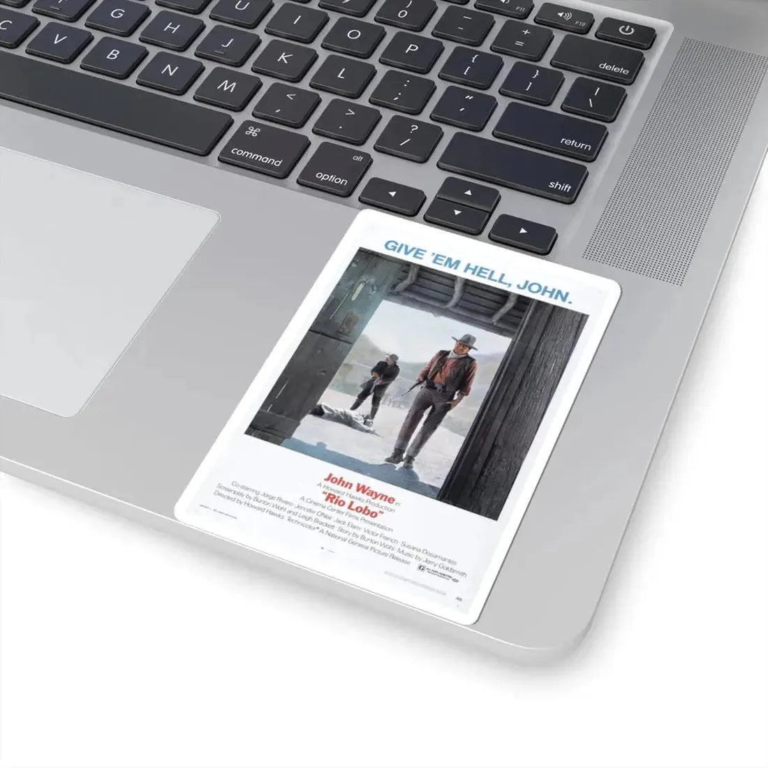 Rio Lobo 1970 Movie Poster - STICKER Vinyl Kiss-Cut Decal - The Sticker Space