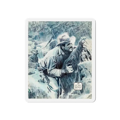 Rio Rides Again Cover (Marvel, 1990) (Magazine Illustration) Refrigerator Magnet 3 Inch Die-Cut - The Sticker Space