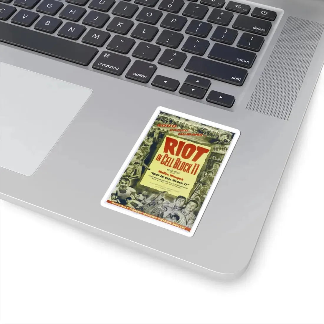 Riot in Cell Block 11 1954 Movie Poster - STICKER Vinyl Kiss-Cut Decal - The Sticker Space