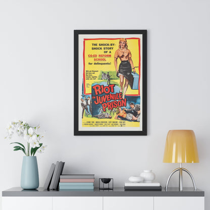 RIOT IN JUVENILE PRISON 1959 - Framed Movie Poster-The Sticker Space