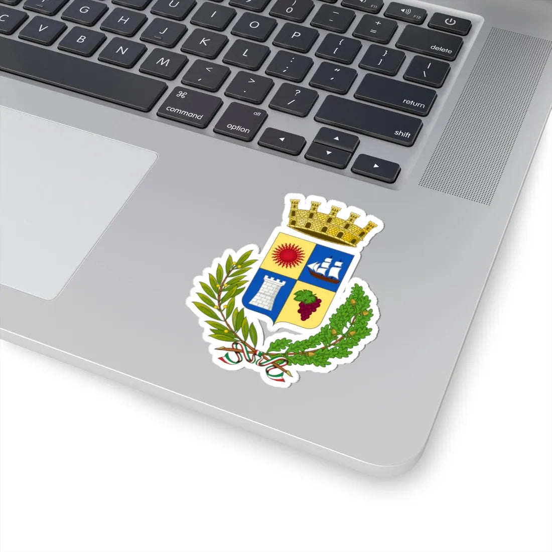 Riposto-Stemma (Italy) (Coat of Arms) STICKER Vinyl Kiss-Cut Decal - The Sticker Space
