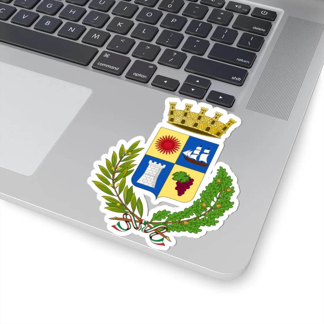 Riposto-Stemma (Italy) (Coat of Arms) STICKER Vinyl Kiss-Cut Decal - The Sticker Space