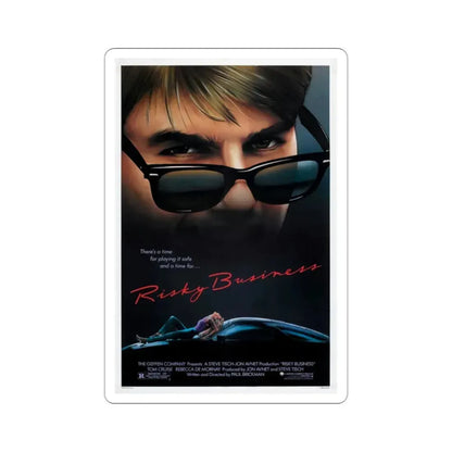 Risky Business 1983 Movie Poster STICKER Vinyl Die-Cut Decal 2 Inch - The Sticker Space
