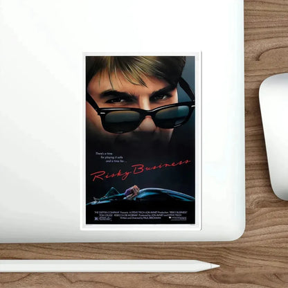Risky Business 1983 Movie Poster STICKER Vinyl Die-Cut Decal - The Sticker Space