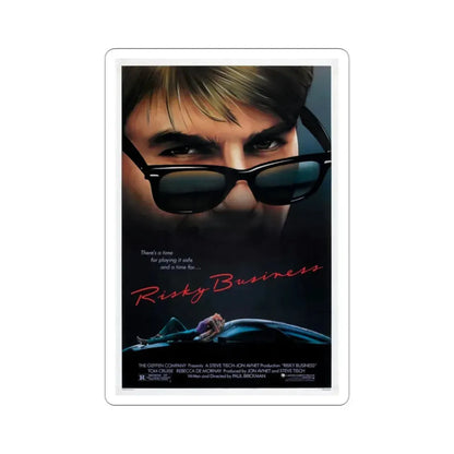 Risky Business 1983 Movie Poster STICKER Vinyl Die-Cut Decal - The Sticker Space