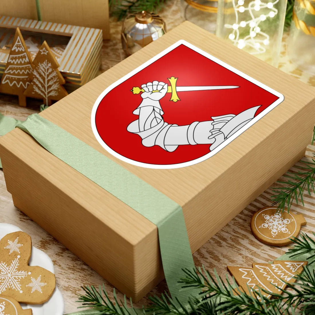 RivaSanVitale-coat of arms (Switzerland) (Coat of Arms) STICKER Vinyl Kiss-Cut Decal - The Sticker Space