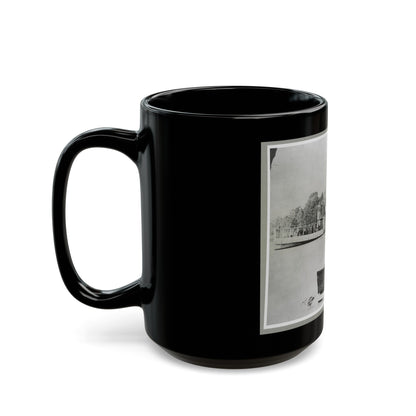 River Gunboat (U.S. Civil War) Black Coffee Mug-The Sticker Space