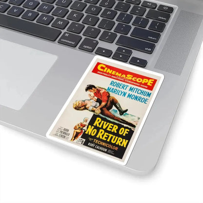 River of No Return 1954 v2 Movie Poster - STICKER Vinyl Kiss-Cut Decal - The Sticker Space