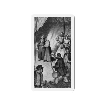 River Scene (Magazine Illustration) Refrigerator Magnet - The Sticker Space