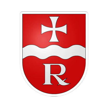 Riviera-coat of arms (Switzerland) (Coat of Arms) STICKER Vinyl Kiss-Cut Decal 4 Inch White - The Sticker Space