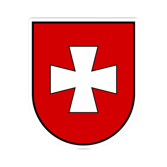 Rivne Oblast coat of arms (Ukraine) (Coat of Arms) STICKER Vinyl Kiss-Cut Decal 2 Inch White - The Sticker Space