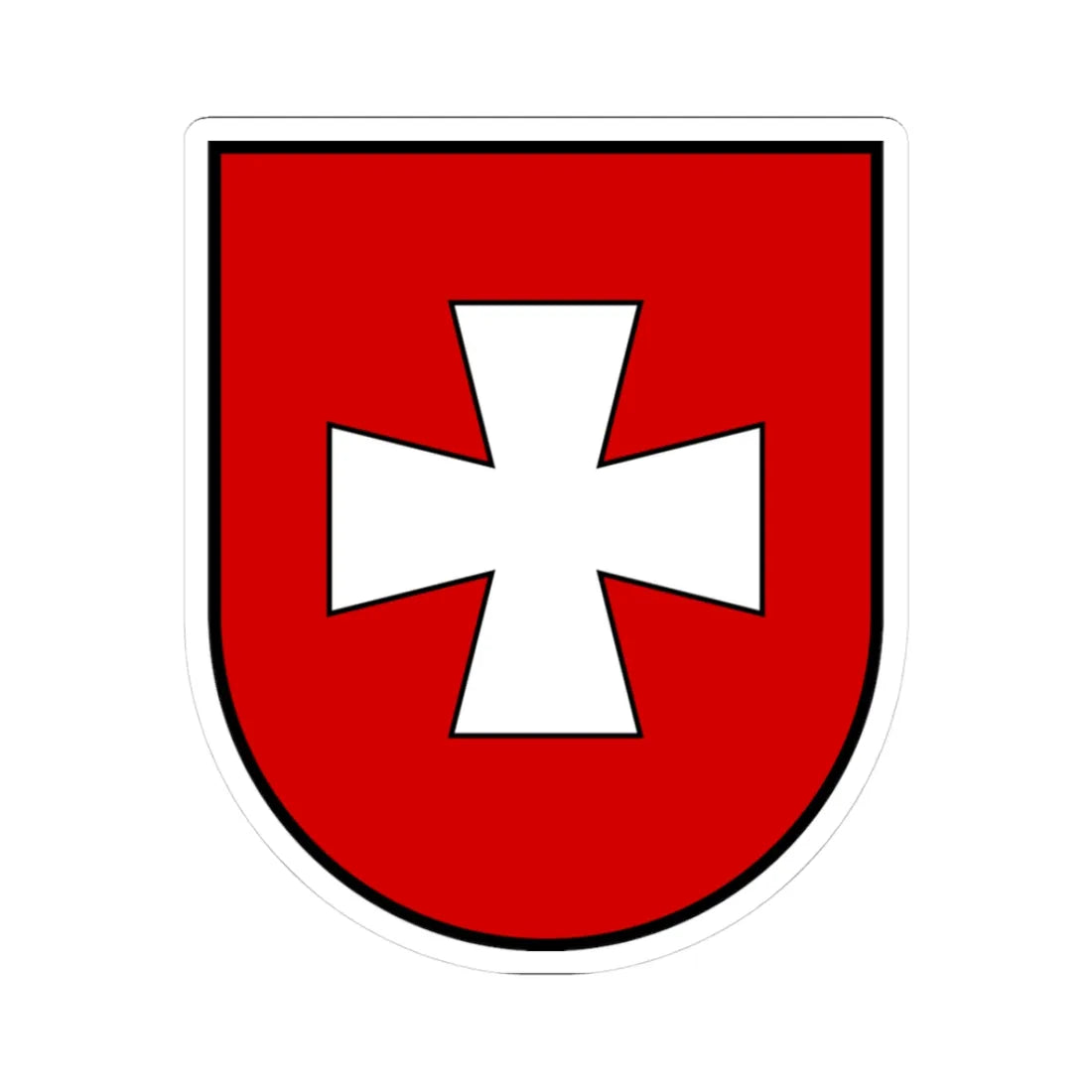 Rivne Oblast coat of arms (Ukraine) (Coat of Arms) STICKER Vinyl Kiss-Cut Decal 3 Inch White - The Sticker Space