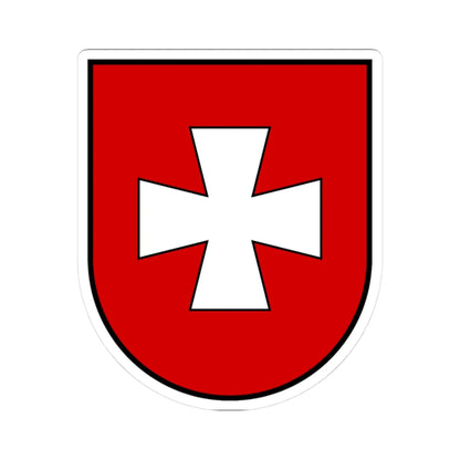 Rivne Oblast coat of arms (Ukraine) (Coat of Arms) STICKER Vinyl Kiss-Cut Decal 3 Inch White - The Sticker Space