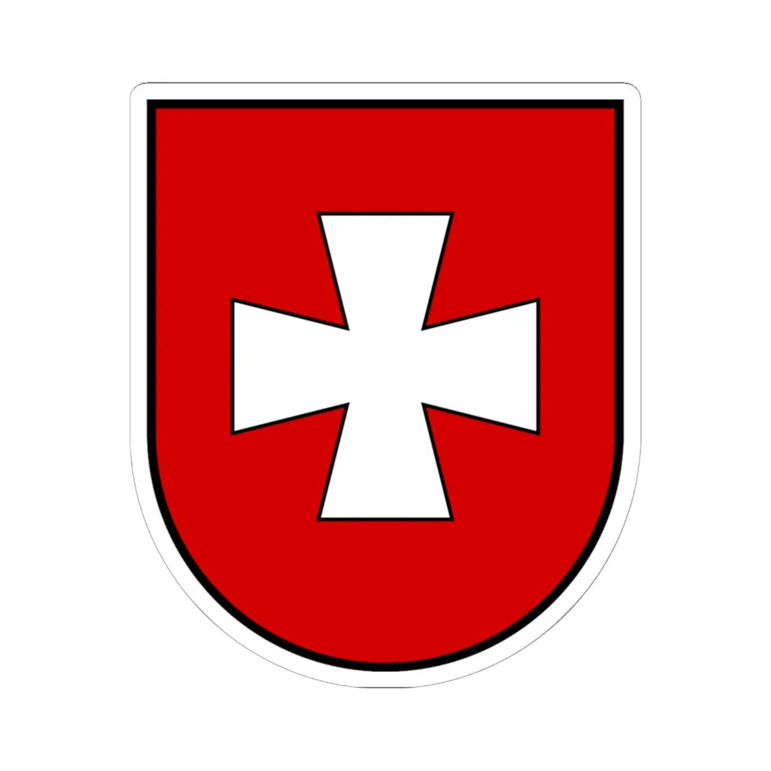 Rivne Oblast coat of arms (Ukraine) (Coat of Arms) STICKER Vinyl Kiss-Cut Decal 6 Inch White - The Sticker Space