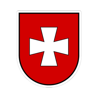 Rivne Oblast coat of arms (Ukraine) (Coat of Arms) STICKER Vinyl Kiss-Cut Decal 6 Inch White - The Sticker Space