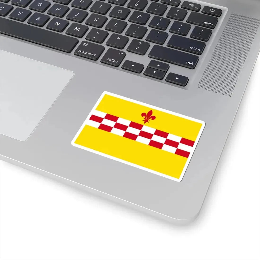 Rixensart vlag (Belgium) STICKER Vinyl Kiss-Cut Decal - The Sticker Space