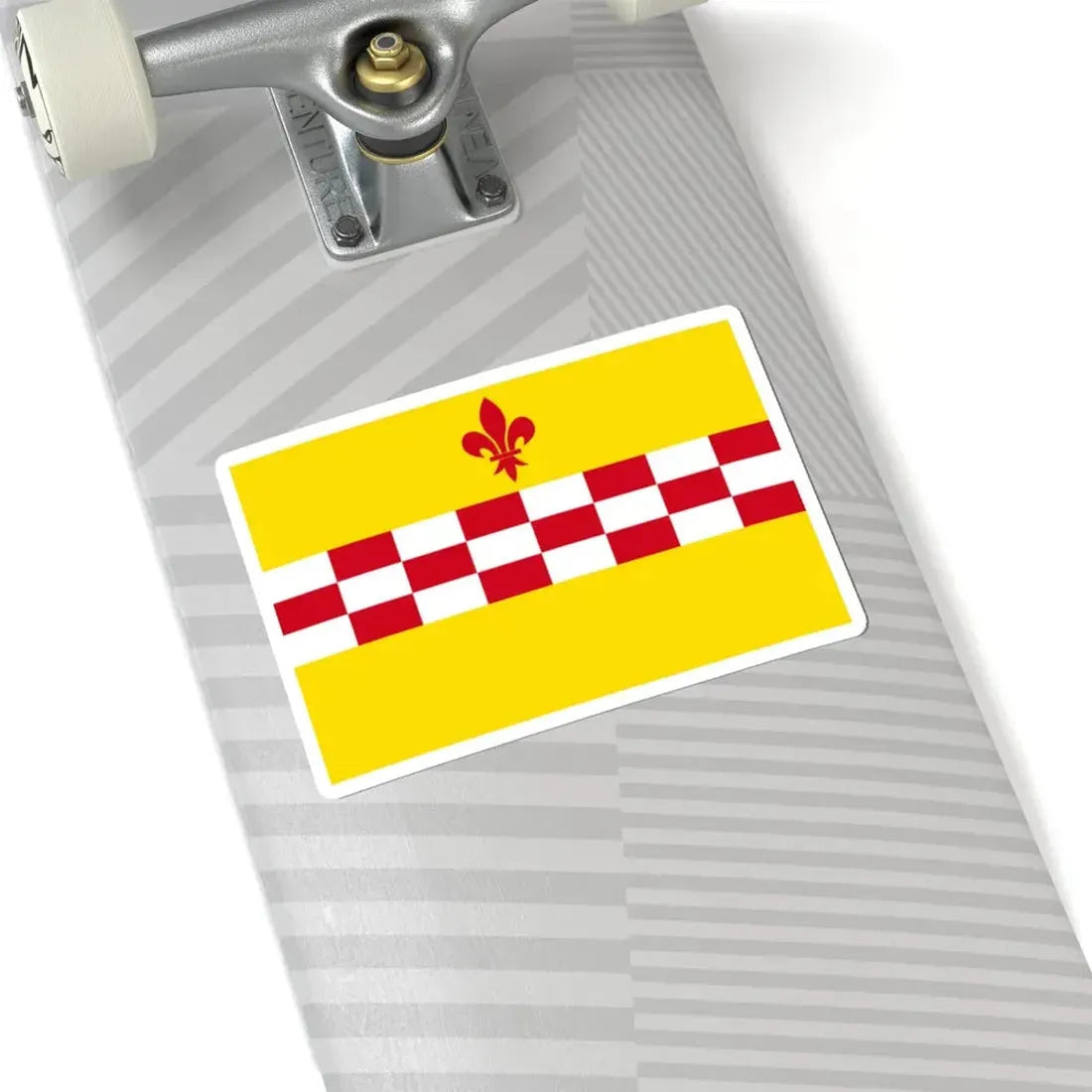 Rixensart vlag (Belgium) STICKER Vinyl Kiss-Cut Decal - The Sticker Space