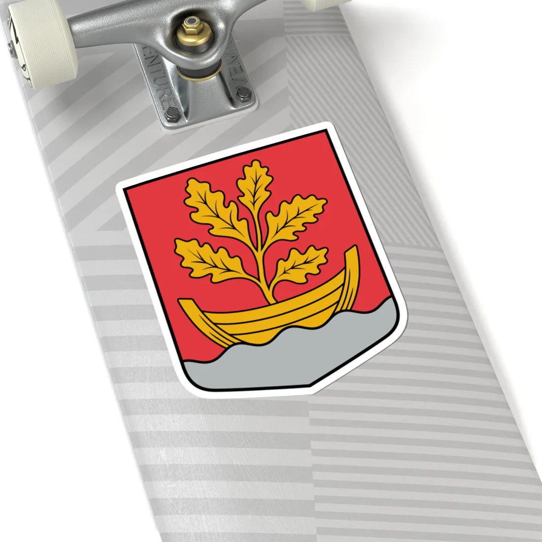 Ārlavas pagasta ģerbonis (Latvia) (Coat of Arms) STICKER Vinyl Kiss-Cut Decal - The Sticker Space