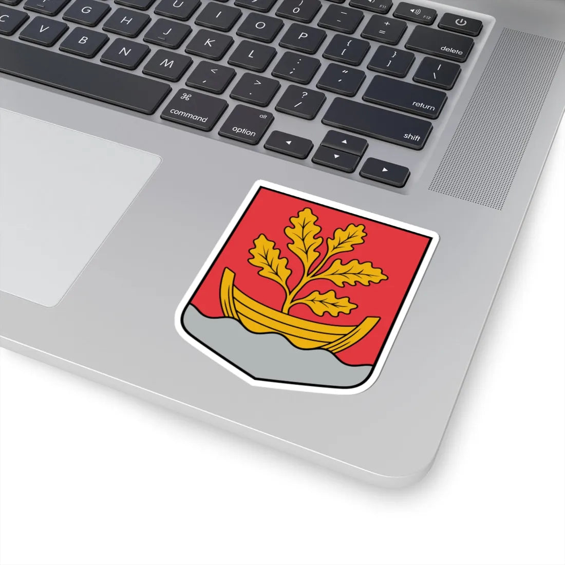 Ārlavas pagasta ģerbonis (Latvia) (Coat of Arms) STICKER Vinyl Kiss-Cut Decal - The Sticker Space