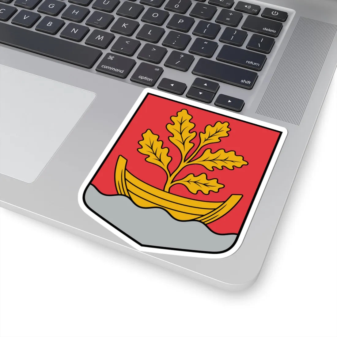 Ārlavas pagasta ģerbonis (Latvia) (Coat of Arms) STICKER Vinyl Kiss-Cut Decal - The Sticker Space