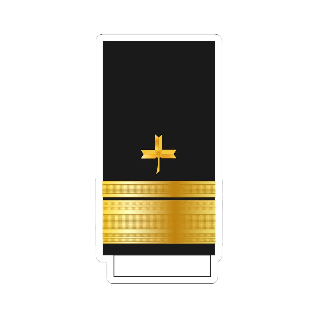 RMNDH Captain (Croatia) (Military Rank) STICKER Vinyl Kiss-Cut Decal 4 Inch White - The Sticker Space