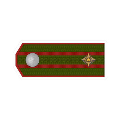 ROA Oberstleutnant h (Russia) (Military Rank) STICKER Vinyl Kiss-Cut Decal 2 Inch White - The Sticker Space