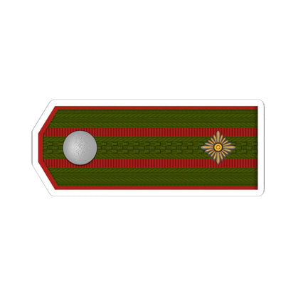 ROA Oberstleutnant h1 (Russia) (Military Rank) STICKER Vinyl Kiss-Cut Decal 6 Inch White - The Sticker Space