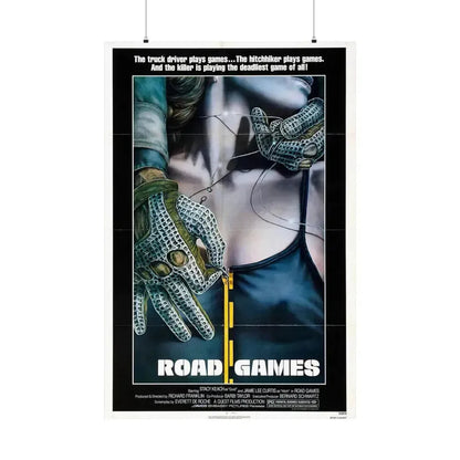 ROAD GAMES 1981 - Paper Movie Poster 36" x 54" Matte - The Sticker Space