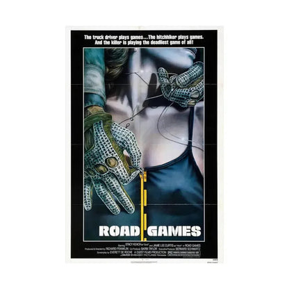 ROAD GAMES 1981 - Paper Movie Poster - The Sticker Space