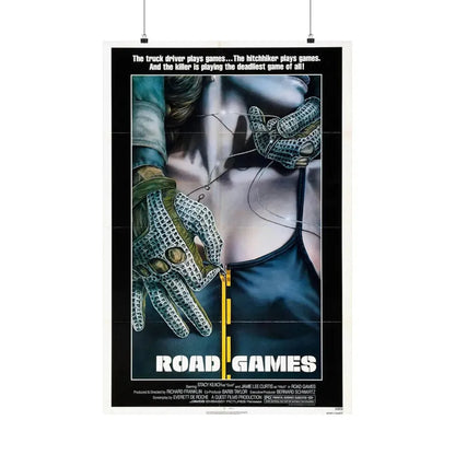 ROAD GAMES 1981 - Paper Movie Poster - The Sticker Space