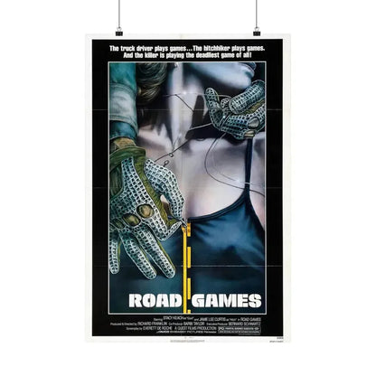 ROAD GAMES 1981 - Paper Movie Poster - The Sticker Space