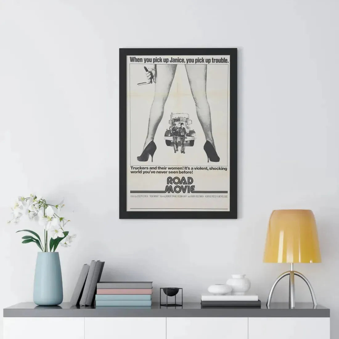ROAD MOVIE 1973 - Framed Movie Poster - The Sticker Space