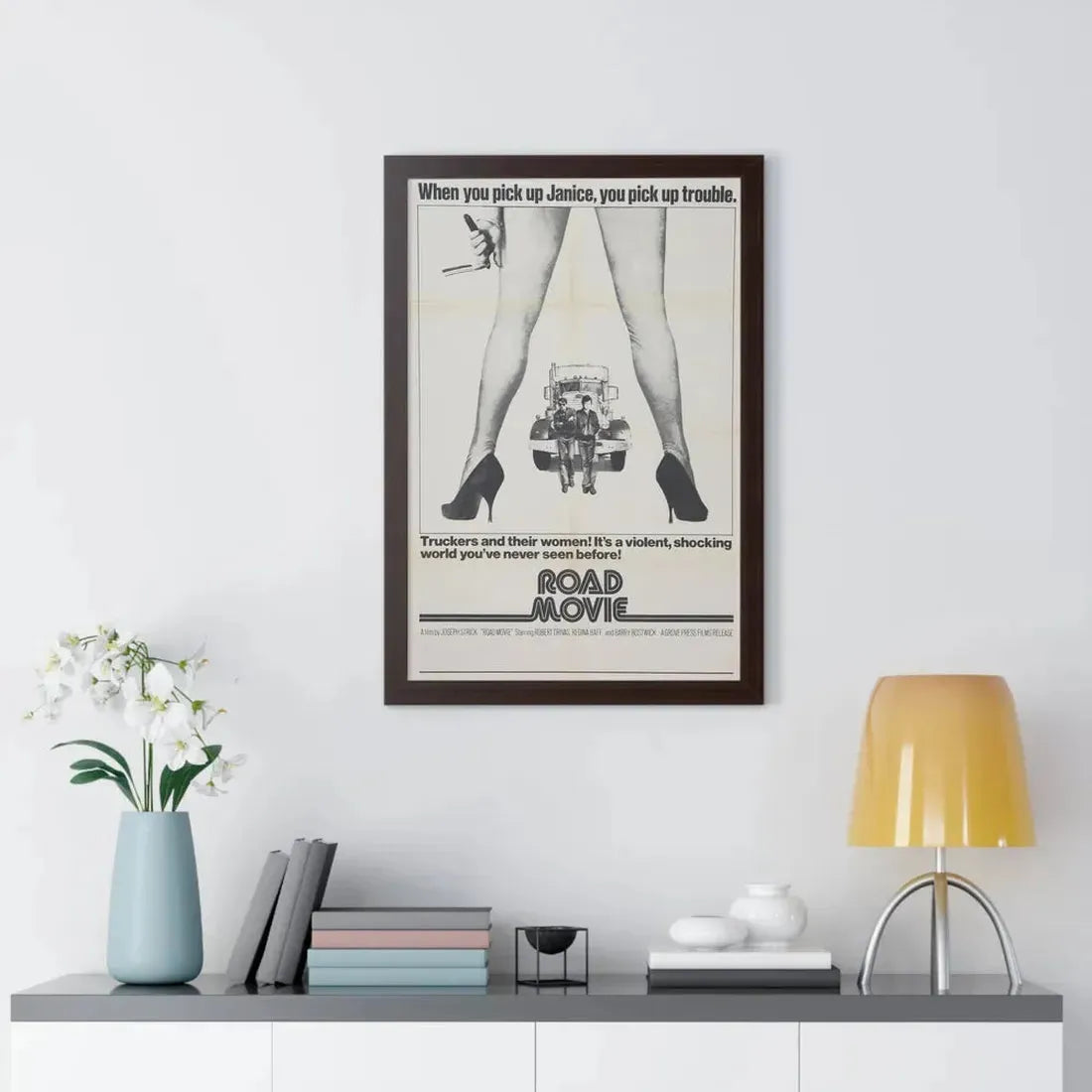 ROAD MOVIE 1973 - Framed Movie Poster - The Sticker Space