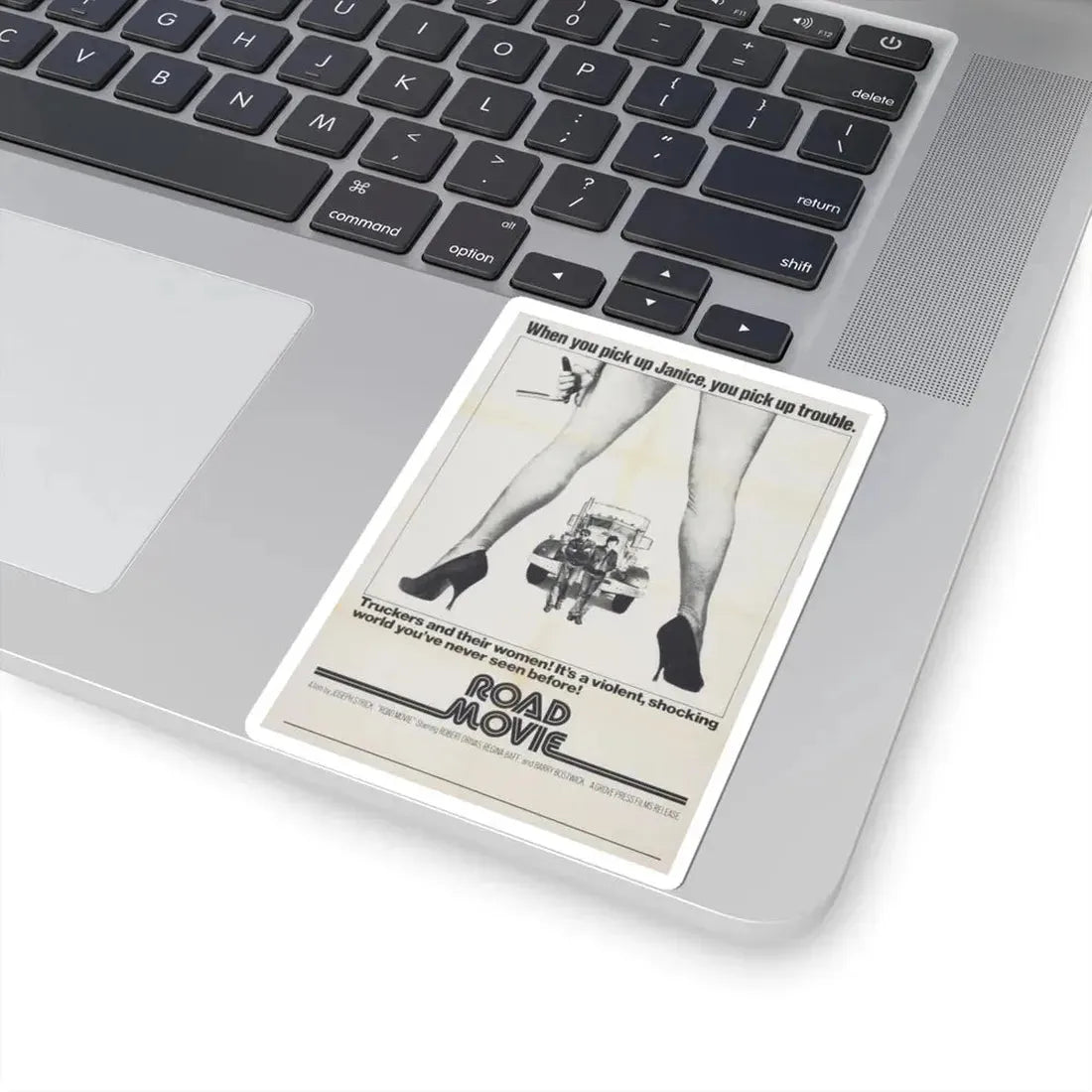 ROAD MOVIE 1973 Movie Poster - STICKER Vinyl Kiss-Cut Decal - The Sticker Space