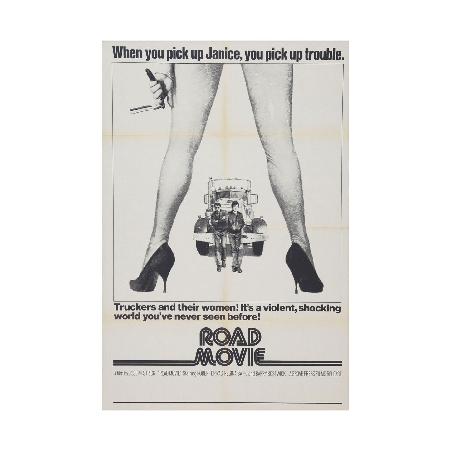 ROAD MOVIE 1973 - Paper Movie Poster-The Sticker Space