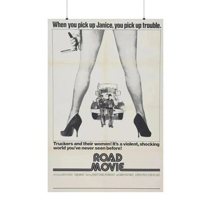 ROAD MOVIE 1973 - Paper Movie Poster 36" x 54" Matte - The Sticker Space