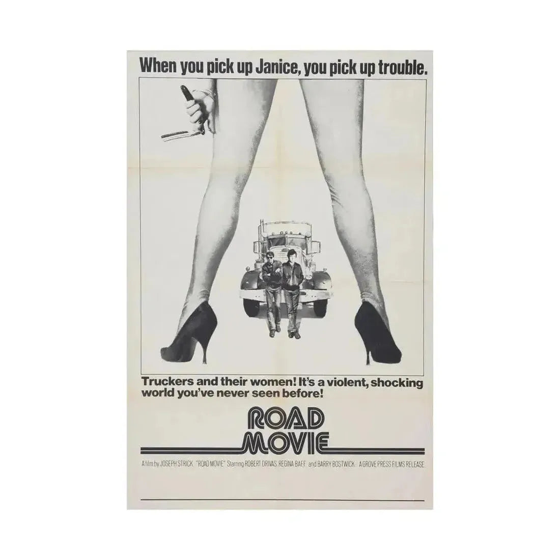 ROAD MOVIE 1973 - Paper Movie Poster - The Sticker Space