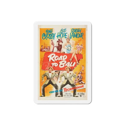 Road to Bali 1952 Movie Poster Refrigerator Magnet 2 Inch - The Sticker Space