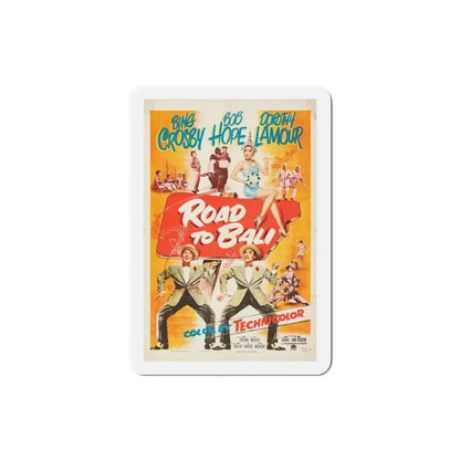 Road to Bali 1952 Movie Poster Refrigerator Magnet 3 Inch - The Sticker Space