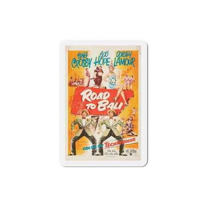 Road to Bali 1952 Movie Poster Refrigerator Magnet 4 Inch - The Sticker Space