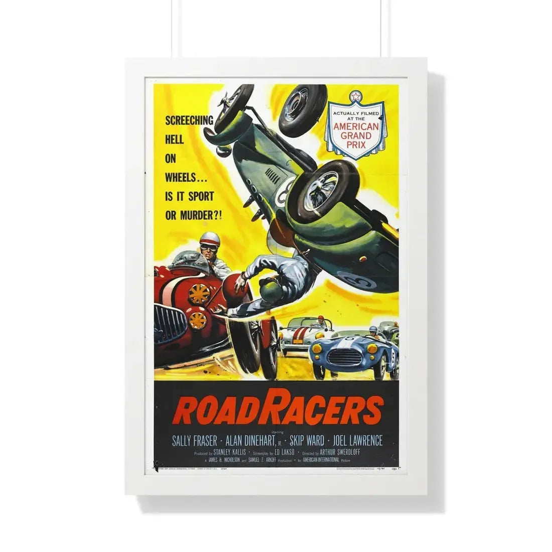 ROADRACERS 1959 - Framed Movie Poster - The Sticker Space