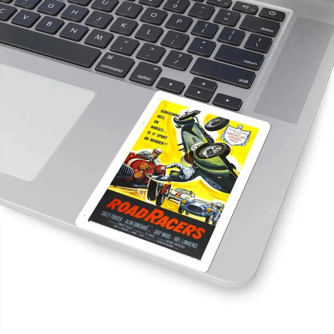 ROADRACERS 1959 Movie Poster - STICKER Vinyl Kiss-Cut Decal - The Sticker Space