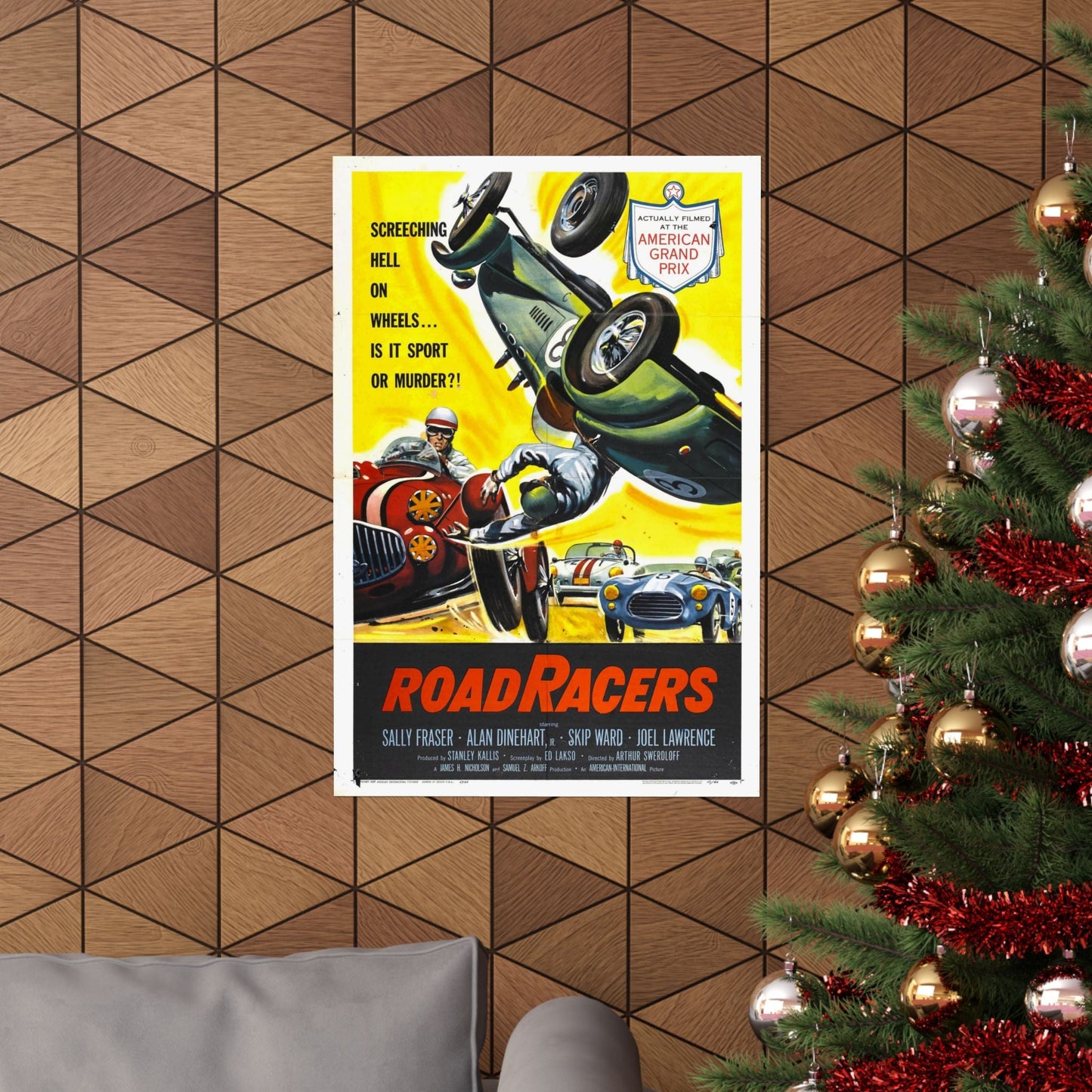 ROADRACERS 1959 - Paper Movie Poster-The Sticker Space