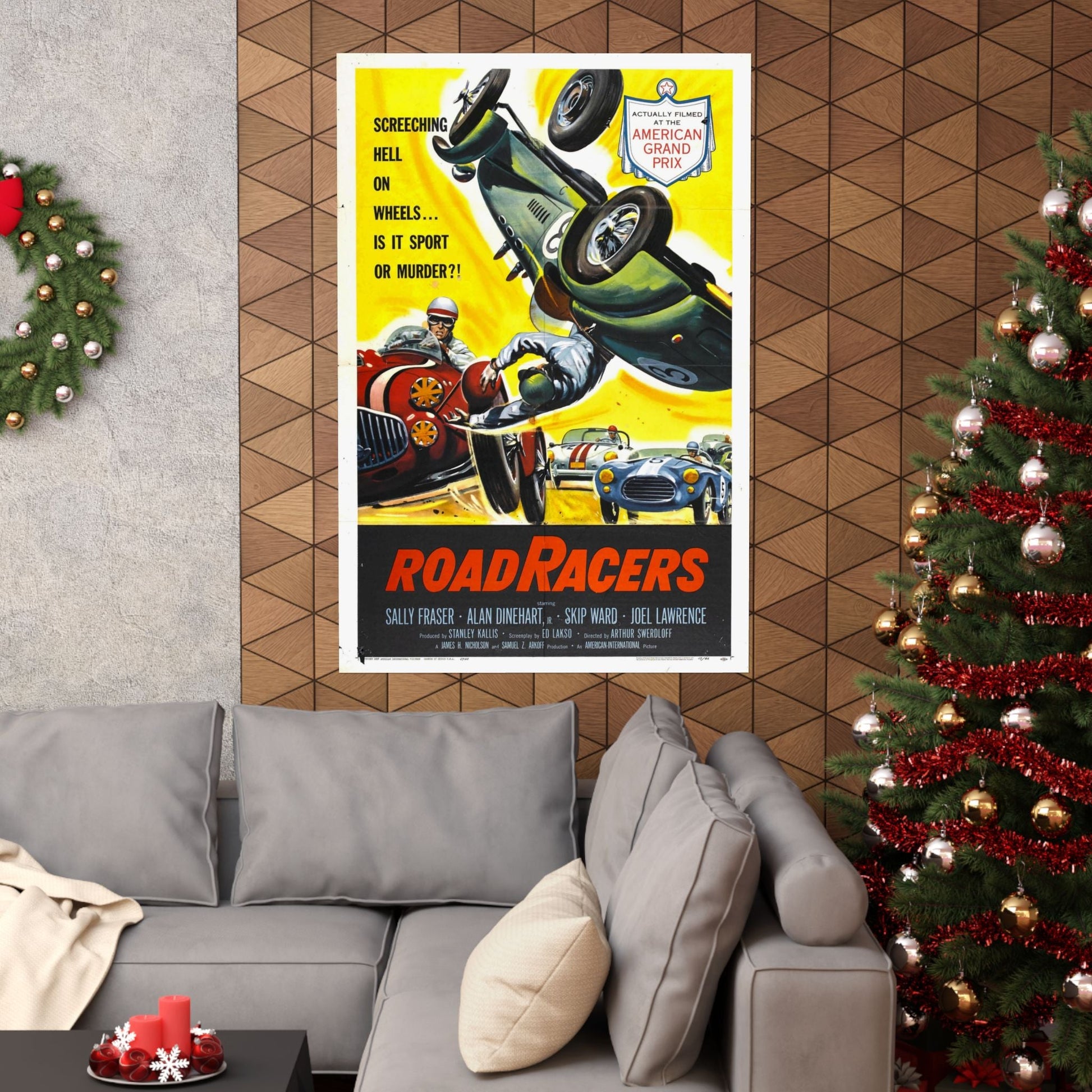 ROADRACERS 1959 - Paper Movie Poster-The Sticker Space