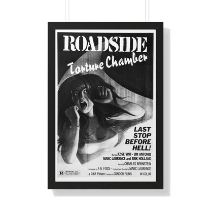 ROADSIDE TORTURE CHAMBER (PIGS) 1973 - Framed Movie Poster-20" x 30"-The Sticker Space