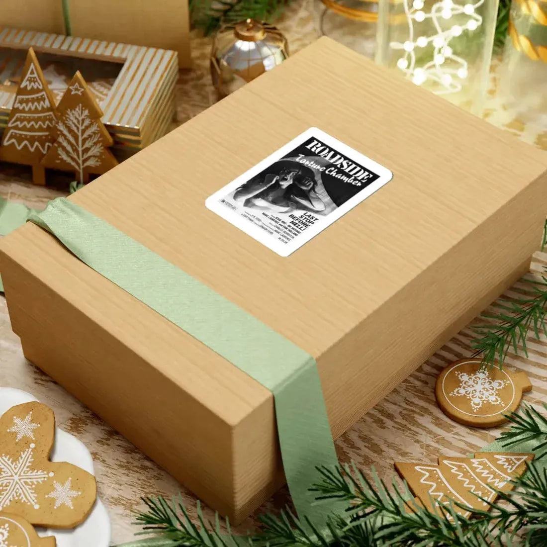 ROADSIDE TORTURE CHAMBER (PIGS) 1973 Movie Poster - STICKER Vinyl Kiss-Cut Decal - The Sticker Space