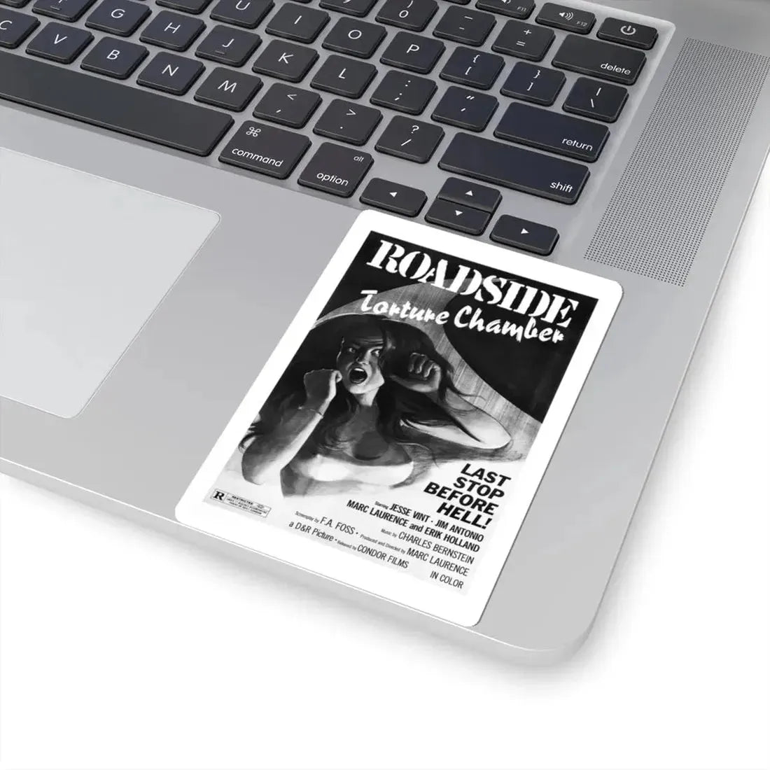 ROADSIDE TORTURE CHAMBER (PIGS) 1973 Movie Poster - STICKER Vinyl Kiss-Cut Decal - The Sticker Space