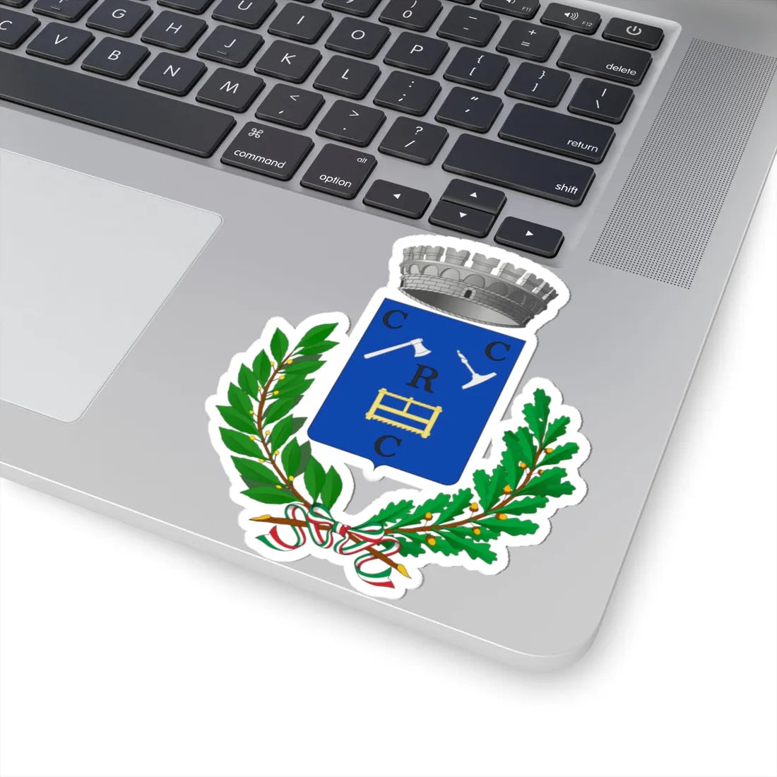 Roana-Stemma (Italy) (Coat of Arms) STICKER Vinyl Kiss-Cut Decal - The Sticker Space